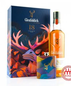 GLENFIDDICH 18YO Hipflask Gift box 2024